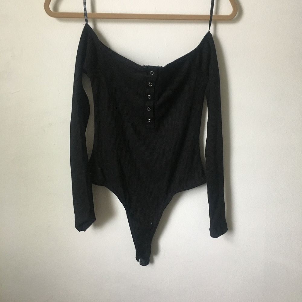 off the shoulder bodysuit